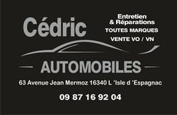 Cédric Automobiles, L'Isle-d'Espagnac - Horaires d'ouverture