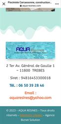 aqua résines, Trèbes - Horaires d'ouverture