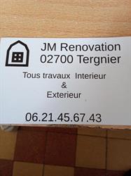 JM RENOVATION, Tergnier - Horaires d'ouverture