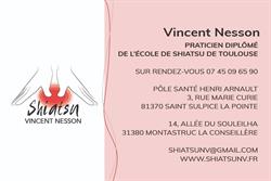 Shiatsu Vincent Nesson - Saint Sulpice la Pointe, Saint-Sulpice-la-Pointe - Horaires d'ouverture