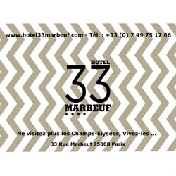 Hotel 33Marbeuf Champs-Élysées Paris, - Horaires d'ouverture