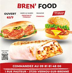 Kebab Tacos Vernou BREN FOOD, Vernou-sur-Brenne - Horaires d'ouverture