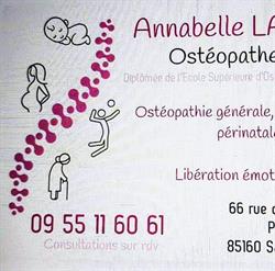 Annabelle Lacour Ostéopathe, Saint-Jean-de-Monts - Horaires d'ouverture