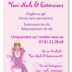 Vani Nails & Cils Erstein, - Horaires d'ouverture