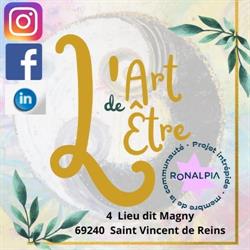 "L'ART DE L'ÊTRE" Atelier d'Art, café des artistes & chambres d'hôtes de Mylène Delacretaz, Saint-Vincent-de-Reins - Horaires d'ouverture