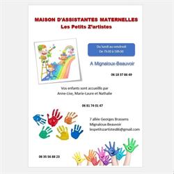 MAM Les Petits Z'Artistes, Mignaloux-Beauvoir - Horaires d'ouverture