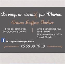 Le coup de ciseaux par Marion, Geüs-d'Oloron - Horaires d'ouverture