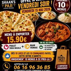SHAAN'S PAJI réservation uniquement par téléphone, Nogent-sur-Marne - Horaires d'ouverture