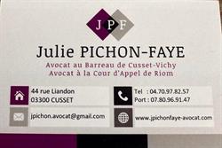 PICHON-FAYE Julie, Cusset - Horaires d'ouverture