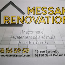 Messak Rénovation, Saint-Pol-sur-Ternoise - Horaires d'ouverture