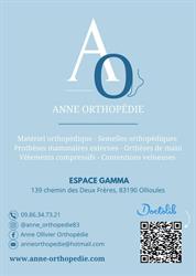 Anne Ollivier Orthopédie, Ollioules - Horaires d'ouverture