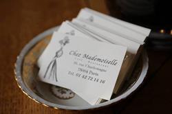 Chez Mademoiselle, Paris - Horaires d'ouverture