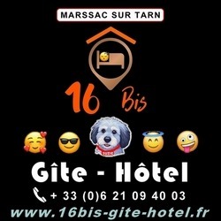 16 bis-Gîte-Hôtel, Marssac-sur-Tarn - Horaires d'ouverture