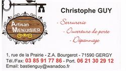 Guy Christophe EI, Gergy - Horaires d'ouverture