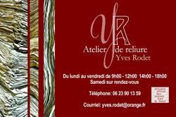 Atelier de Reliure Yves Rodet, Rully - Horaires d'ouverture