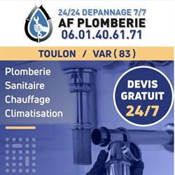 AF PLOMBERIE, Toulon - Horaires d'ouverture