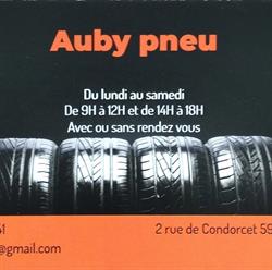 Auby pneu, - Horaires d'ouverture