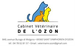 Cabinet Vétérinaire de l'Ozon. Dr Nathalie Mathias & Dr Julie Vayron, Saint-Symphorien-d'Ozon - Horaires d'ouverture