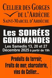Cellier des Gorges de l'Ardèche, Saint-Marcel-d'Ardèche - Horaires d'ouverture