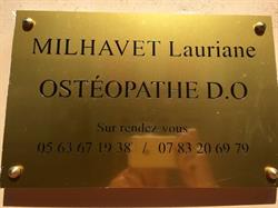 Cabinet d'ostéopathie Milhavet Lauriane, Beaumont-de-Lomagne - Horaires d'ouverture