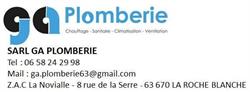 Ga Plomberie, La Roche-Blanche - Horaires d'ouverture