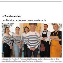 Les Fondus de Popote, La Tranche-sur-Mer - Horaires d'ouverture