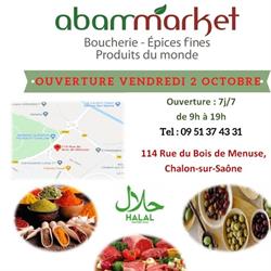ABAM MARKET Boucherie halal, Chalon-sur-Saône - Horaires d'ouverture