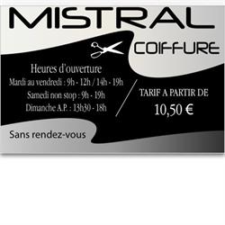 Mistral Coiffure, Orange - Horaires d'ouverture