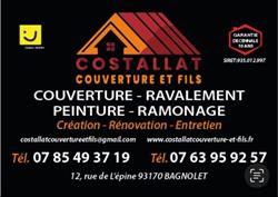 Costallat Couverture et fils, Bagnolet - Horaires d'ouverture