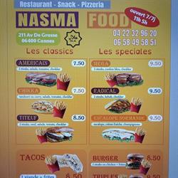 NASMA FOOD, Cannes - Horaires d'ouverture