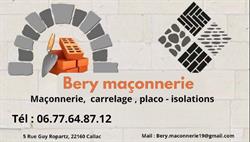 Bery Maçonnerie, Callac - Horaires d'ouverture