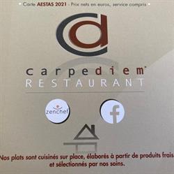 Carpediem restaurant, Arras - Horaires d'ouverture