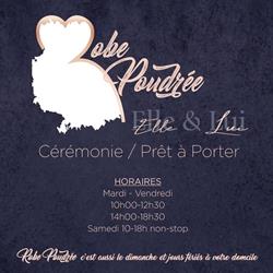 Robe Poudrée Elle & Lui, Cluses - Horaires d'ouverture