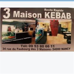 3 Maisons Kebab - RESTAURANT GRILL Ocakbasi Turc, Nancy - Horaires d'ouverture