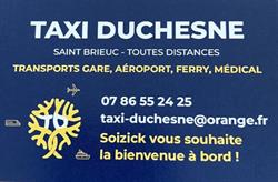 Taxi Duchesne, Saint-Brieuc - Horaires d'ouverture