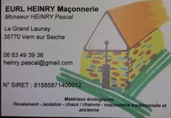 Heinry Maçonnerie, Vern-sur-Seiche - Horaires d'ouverture