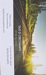 Taxi d'Orchamps SASU, - Horaires d'ouverture