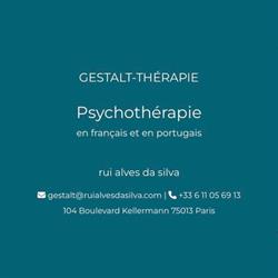 Rui Alves da Silva | Gestalt-thérapie - Psychothérapie, Paris - Horaires d'ouverture