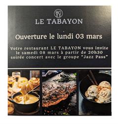 Le Tabayon, Bellevaux - Horaires d'ouverture