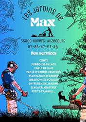 Les Jardins de Max, Noyers-Auzécourt - Horaires d'ouverture