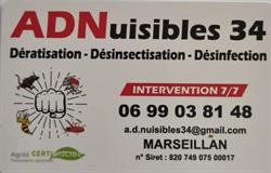 A.D.Nuisibles 34, Marseillan - Horaires d'ouverture