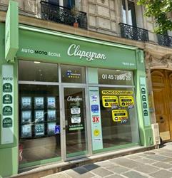 AUTO MOTO ECOLE CLAPEYRON, Paris - Horaires d'ouverture