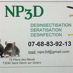 NP3D desinsectisation, Saint-Genix-sur-Guiers - Horaires d'ouverture