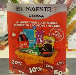 El Maestro Destock, Lons-le-Saunier - Horaires d'ouverture