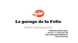 Le Garage de la Folie, Any-Martin-Rieux - Horaires d'ouverture