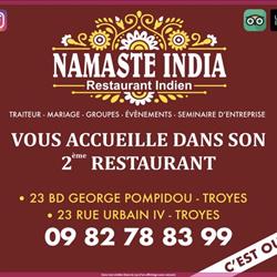 Namaste India Pompidou, Troyes - Horaires d'ouverture