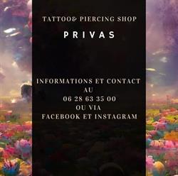 Tattoo & Piercing Shop, Privas - Horaires d'ouverture