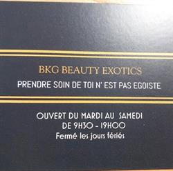 Bkg beauty exotics, Bernay - Horaires d'ouverture