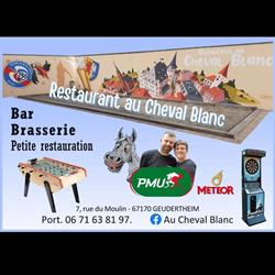 Au Cheval Blanc, Geudertheim - Horaires d'ouverture
