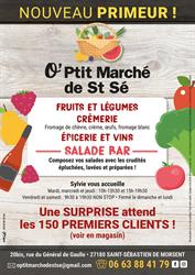 O'ptit marché de st sé, Les Ventes - Horaires d'ouverture